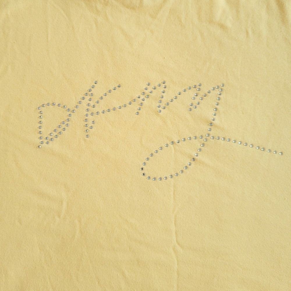 DKNY Crystal💎 Embellished Logo Tee - Picture 8 of 11